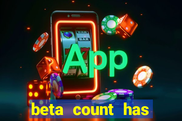 beta count has changed pt br